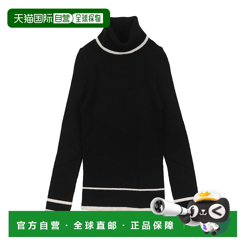 1h可退 香港直邮潮奢 Relish 女童 高领上衣童装 black黑色 舒适