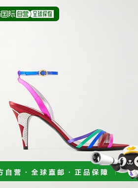 1h可退 香港直邮潮奢 valentino 华伦天奴 女士 Ladycrush 露趾緞