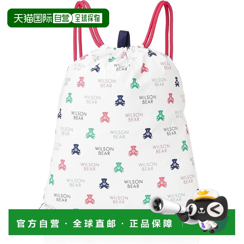 【日本直邮】威尔胜 网球羽毛球拍包 ONE BEAR CINCH BAG 白色