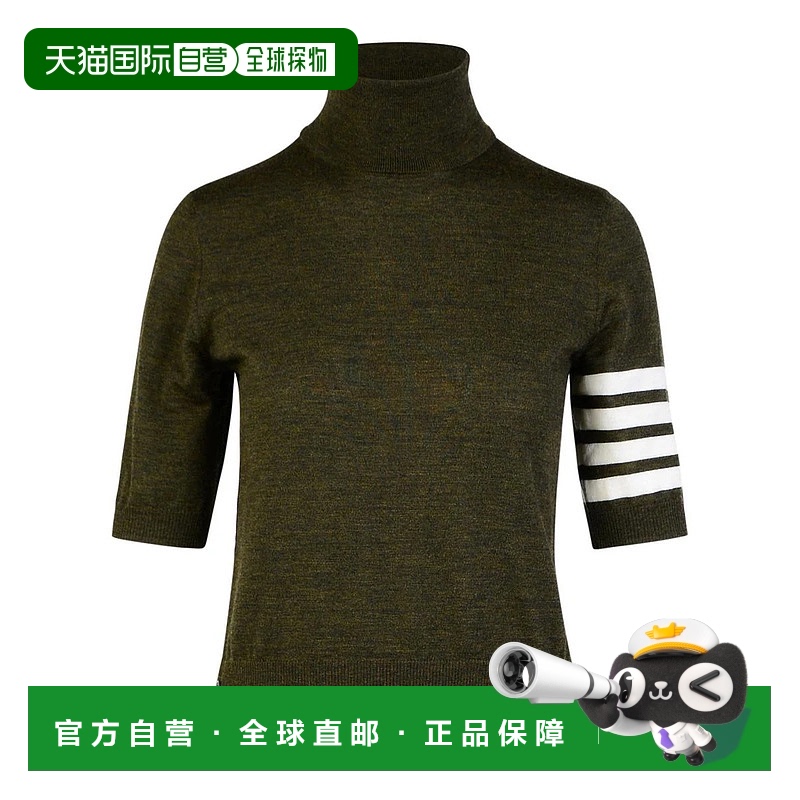 1h可退 香港直邮THOM BROWNE 女士针织毛衣 FKA434AY1014322羊毛