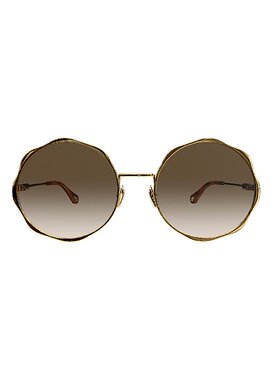 CHLOÉ 女士太阳镜 CH0184S002GOLDGOLDBROWN SS2025