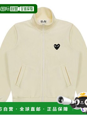 韩国直邮Comme des Garçons 黑色心形 Wappen 运动夹克 AXT256051
