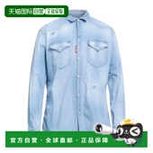 牛仔布衬衫 1h可退 二次方 男士 香港直邮潮奢 Dsquared2