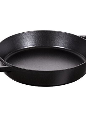 【日本直邮】Staub两手锅“两手煎锅黑色26厘米40511-725-0