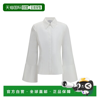 1h可退 香港直邮Gabriela Hearst 女士 Jataya 合身棉质衬衫 2261