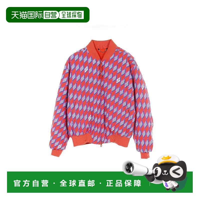 日本直邮中古LV路易威登男A级95新blouson夹克衫尼龙外套橘色