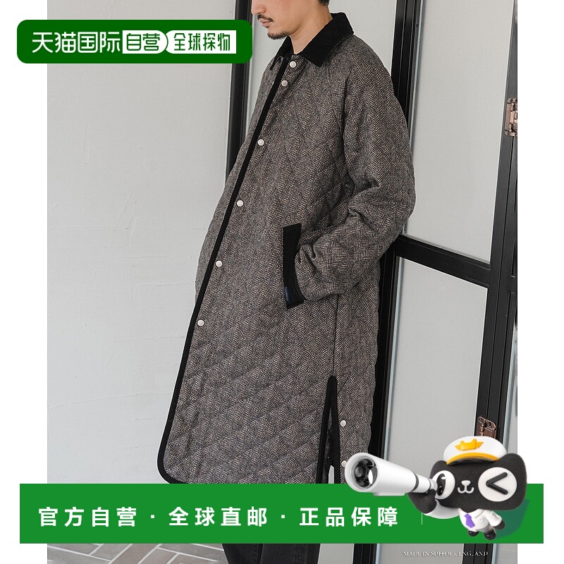 1h可退 日本直邮LAVENHAM 男女同款 别注Herringbone Belted Chan