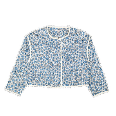 自营 opening ceremony蓝豹印花绗缝夹克-图案 美国奥莱直发