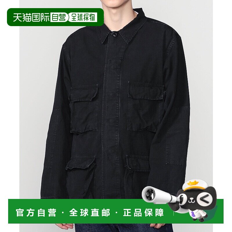 1h可退 日本直邮orSlow 男女同款 宽松版型 B.D.U夹克 原创石纹面