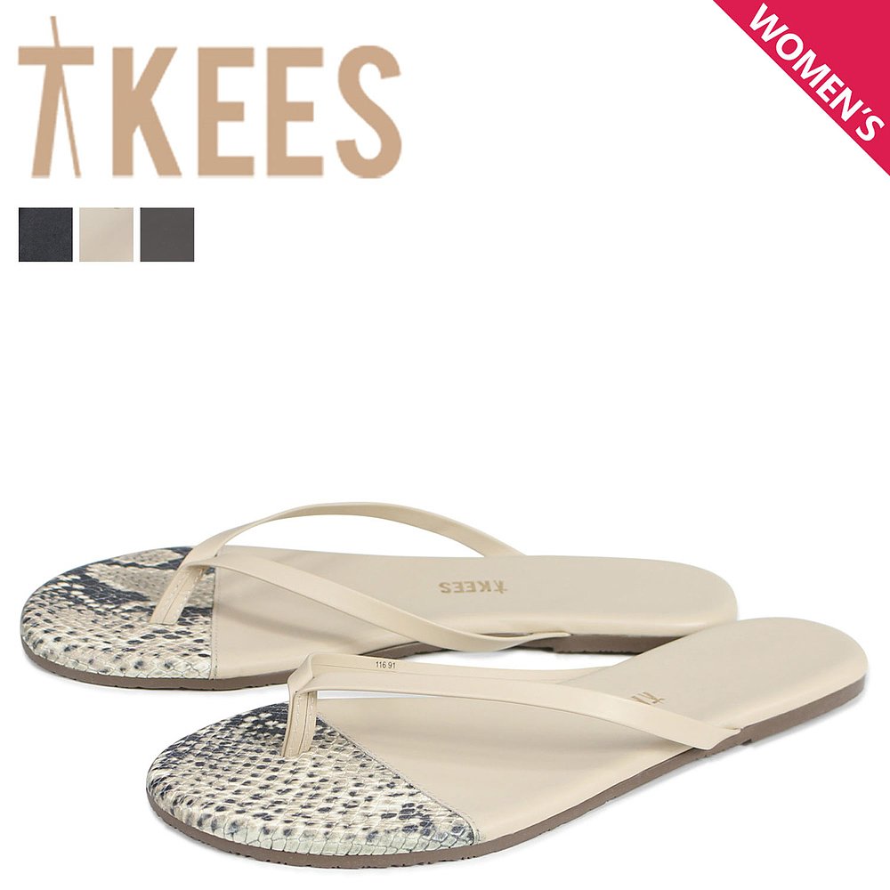 日本直邮Tkees女士休闲鞋凉鞋人字拖夹脚可外出日常百搭