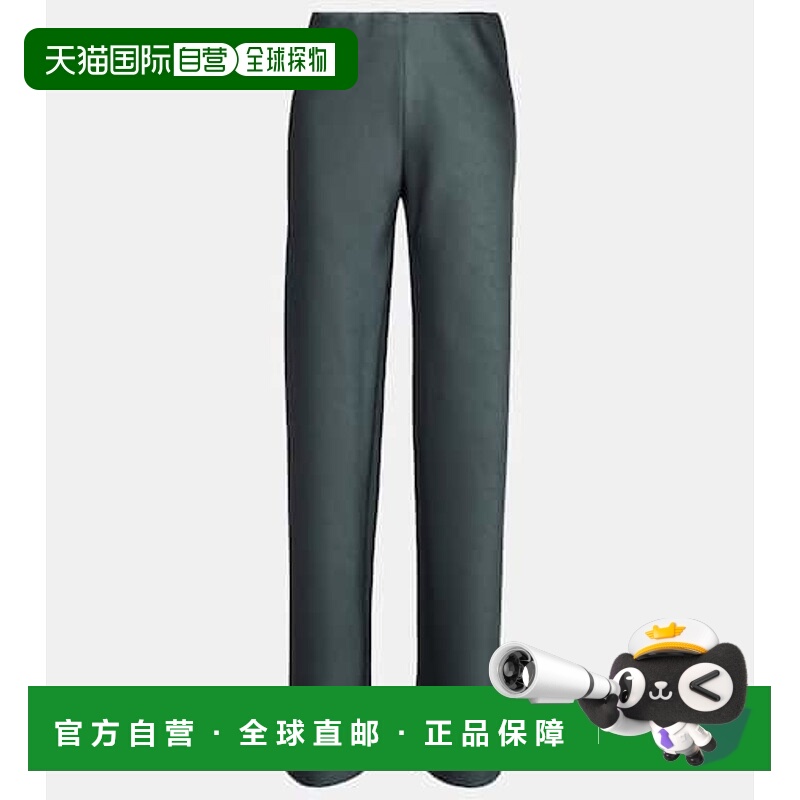 1h可退 香港直邮VINCE 女士 高腰缎面直筒长裤 grey灰色 舒适时尚