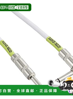 【日本直邮】ERNIE BALL效果器配线板连接线3根一组白色直弯插头6