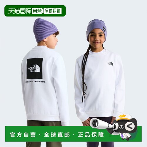 欧洲直邮The North Face北面 Evolution Box NSE儿童白色棉质卫衣