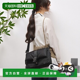 1h可退 日本直邮Adam et Rope' 女装 立体绗缝翻盖单肩包 可调节