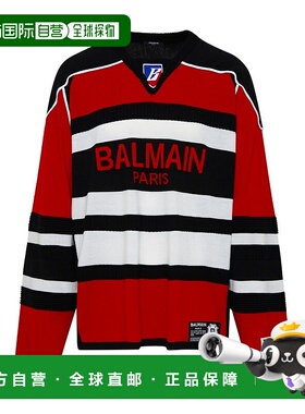 香港直邮BALMAIN 男士针织毛衣 YH1KB025KC60EBL