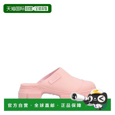 1h可退 香港直邮GANNI 甘尼 女士 Mules 木屐 pink粉色 舒适时尚
