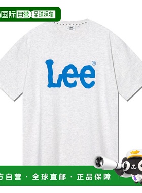 韩国直邮LEE LE2502ST01LG 浅灰色 LEE Big Twitch 标志T恤