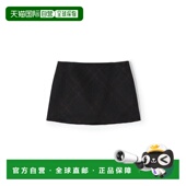 格纹设计 1h可退 2205540 女装 双面羊毛迷你裙 日本直邮DES PRES