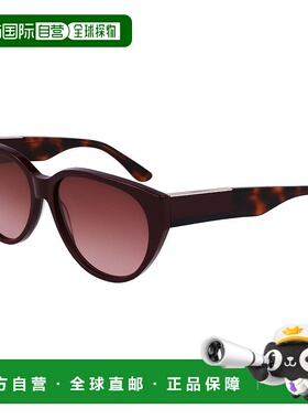 自营 Lacoste  Acetate Women's Sunglasses - red 美国奥莱直发
