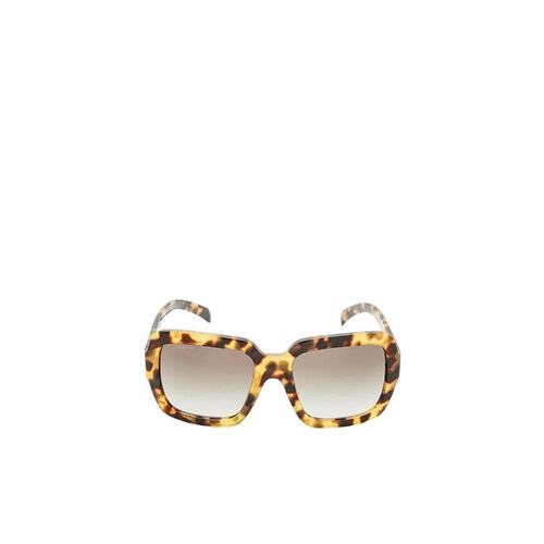 Prada 黑色徽标太阳镜 0PR07RS