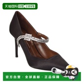 Zanotti Pump Raquel 自营Giuseppe Satin black 美国奥莱直