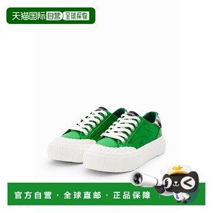 日本直邮Desigual DE819BW22801 格子厚底运动鞋