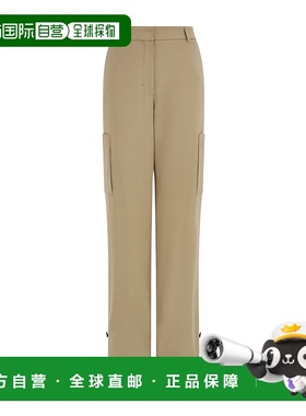 香港直邮Salvatore Ferragamo 腰带环工装裤 13H216休闲裤阔腿裤