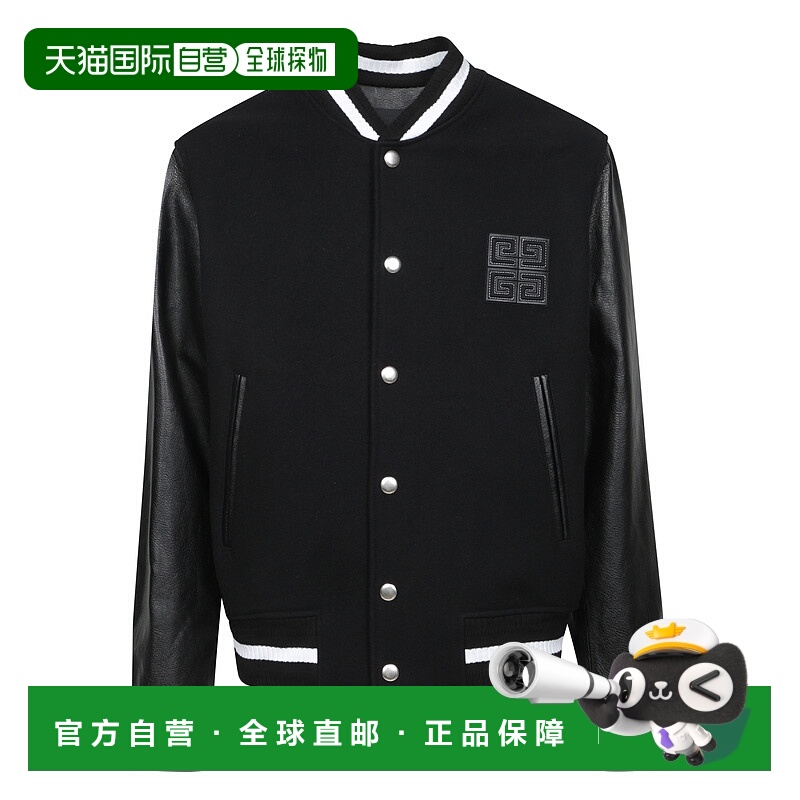1h可退 香港直邮GIVENCHY 男士夹克 BM011S6Y3K001BLACK SS2025