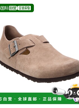 自营Birkenstock London BS Suede Clog - brown 美国奥莱直发