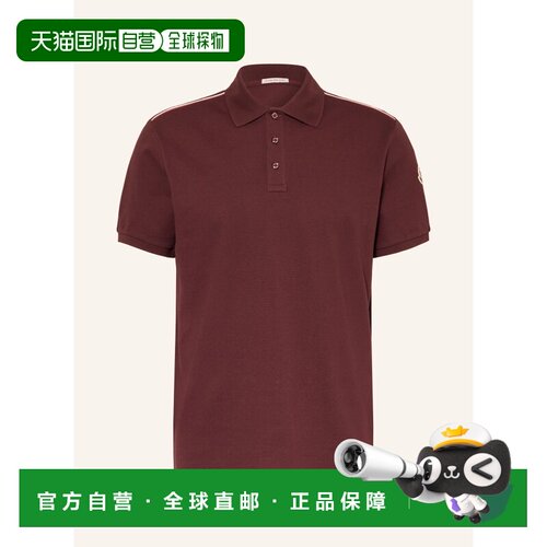 香港直邮MONCLER 男士T恤 100310741918000 CO 红色 pique polo s