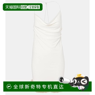 004147 香港直邮Coperni 女士 Boa 羽毛边针织迷你连衣裙