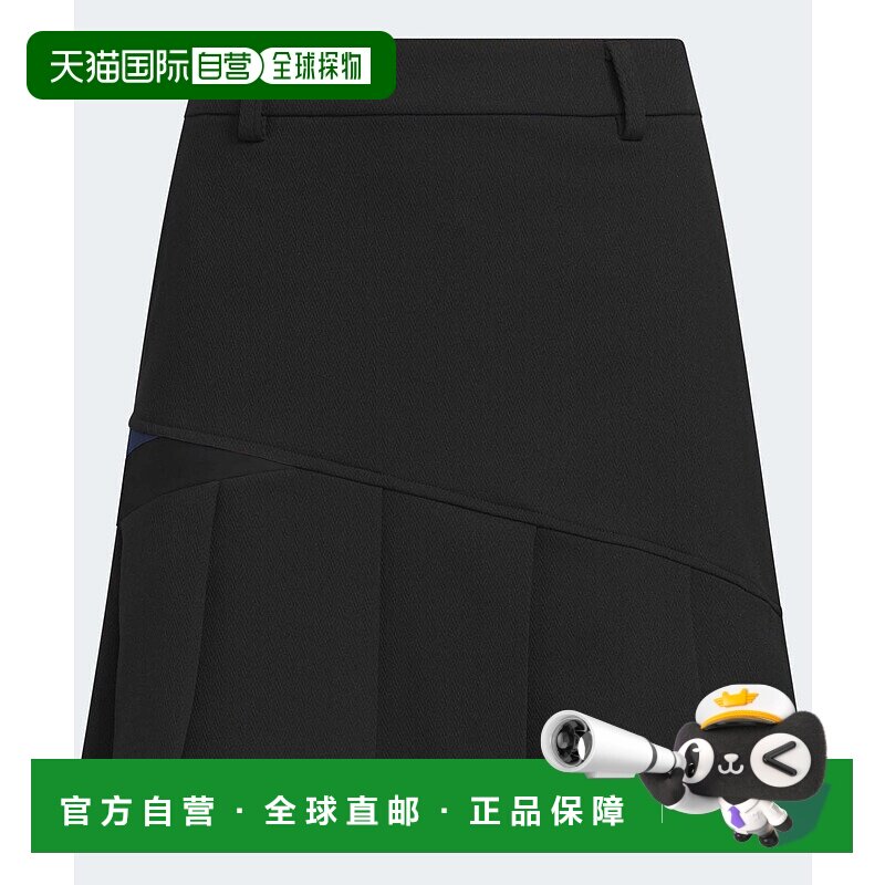 日本直邮adidas 女士防水不对称百褶高尔夫裙 JSB90阿迪达斯裙子