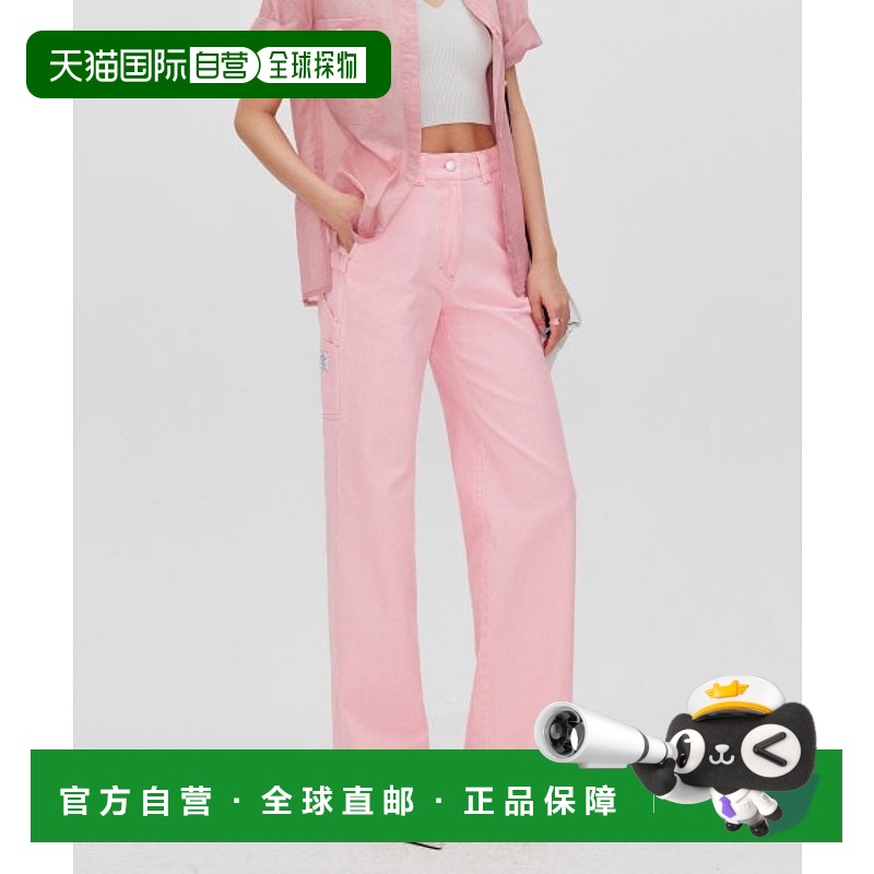 韩国直邮RE RHEE 女士女装牛仔裤RP2SLO045-0-PI WIDE LEG WORK DE