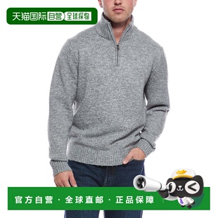 自营WEATHERPROOF VINTAGE Fuzzy 1/4-Zip Mock Neck Sweater - g