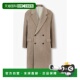 休闲羊绒混纺双排扣大衣 韩国直邮MAN BOON THE 4715307009011