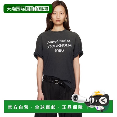 1h可退 香港直邮潮奢 Acne Studios 艾克妮 女士 黑色 Relaxed Fi