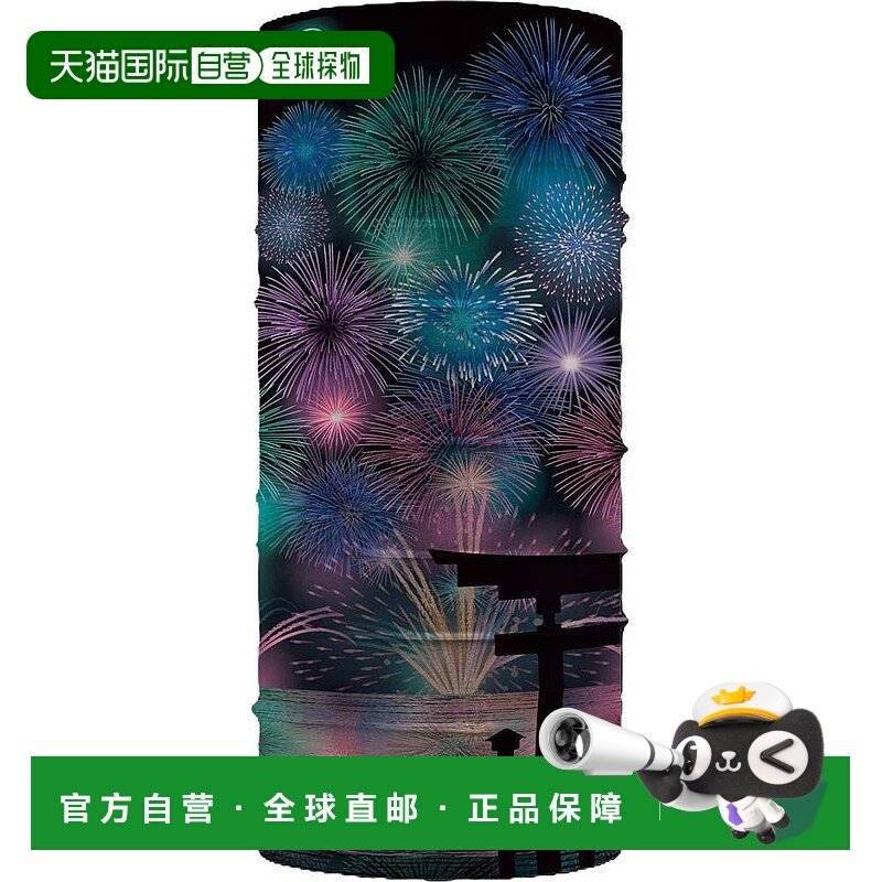 日本直邮Buff 围脖ORIGINAL LECO STRETCH HANABI 0401-黑色 HANA