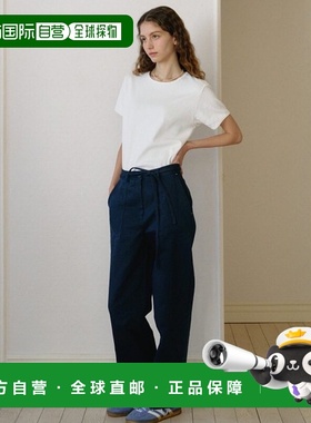 韩国直邮ANEDIT 女士女装休闲裤AN24SB3001NV String Pocket Pants