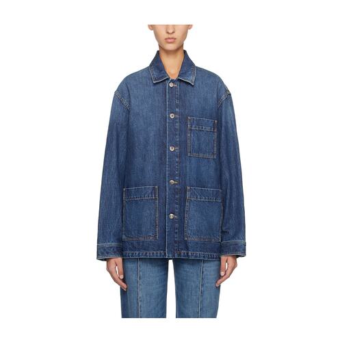 Bottega Veneta 单排扣牛仔外套 774288V2EN0