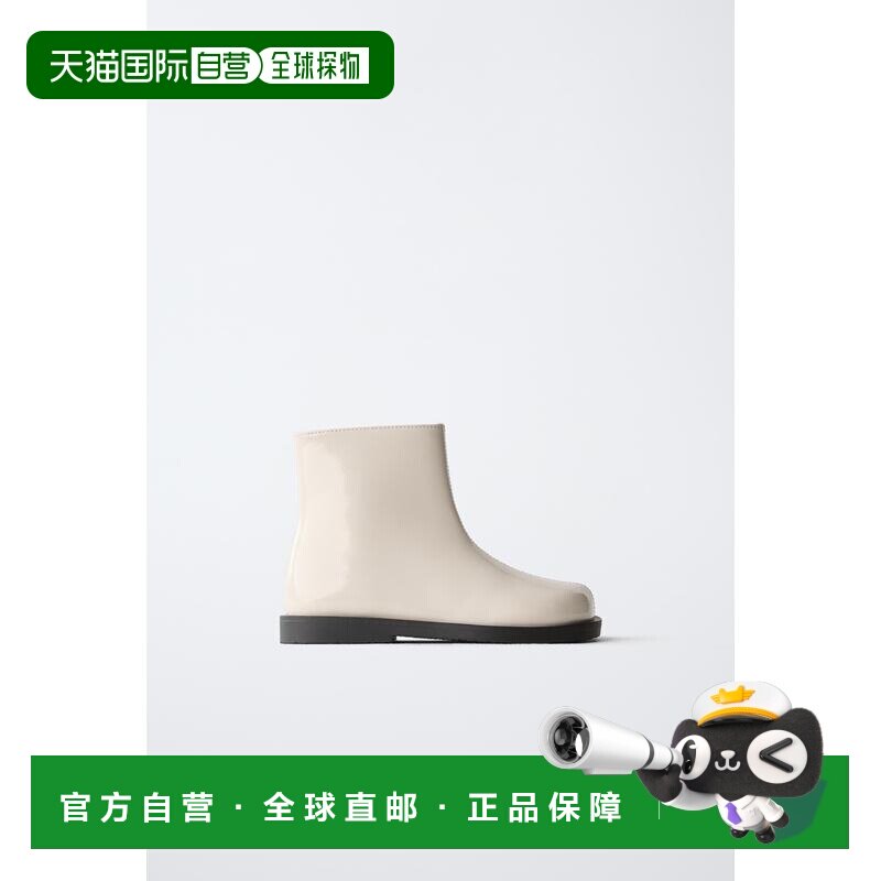 日本直邮Zara专利工艺皮鞋面短靴