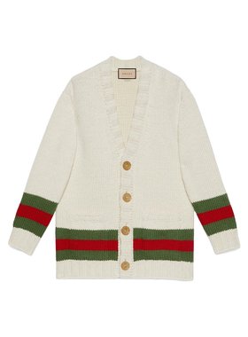 Gucci 古驰 男士 织带开衫 706735XKCJ4