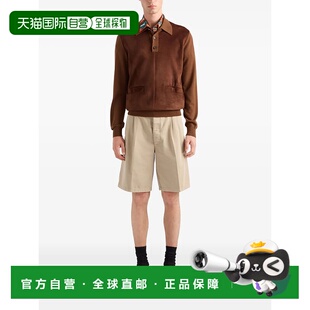 SS2025 香港直邮PRADA SPH343SOOO16FTF0065 休闲裤 浅棕色 男士