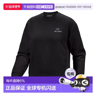 加拿大始祖鸟EMBLEM FLEECE女款户外运动保暖长袖圆领卫衣