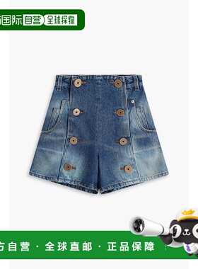 1h可退 香港直邮潮奢 Balmain 巴尔曼 女士 牛仔短裤 BF1MA105DD6