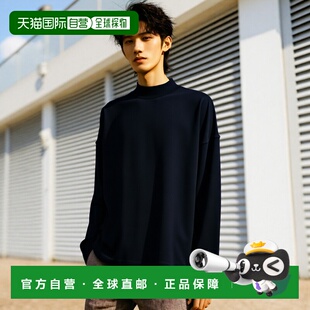 1h可退 日本直邮SLICK 男士MVS天竺高领宽松版型T恤 5155901