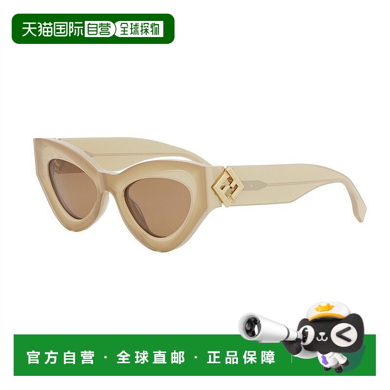 1h可退 香港直邮Fendi 芬迪 女士 FF FE40146I 57E 钻石太阳镜 FE