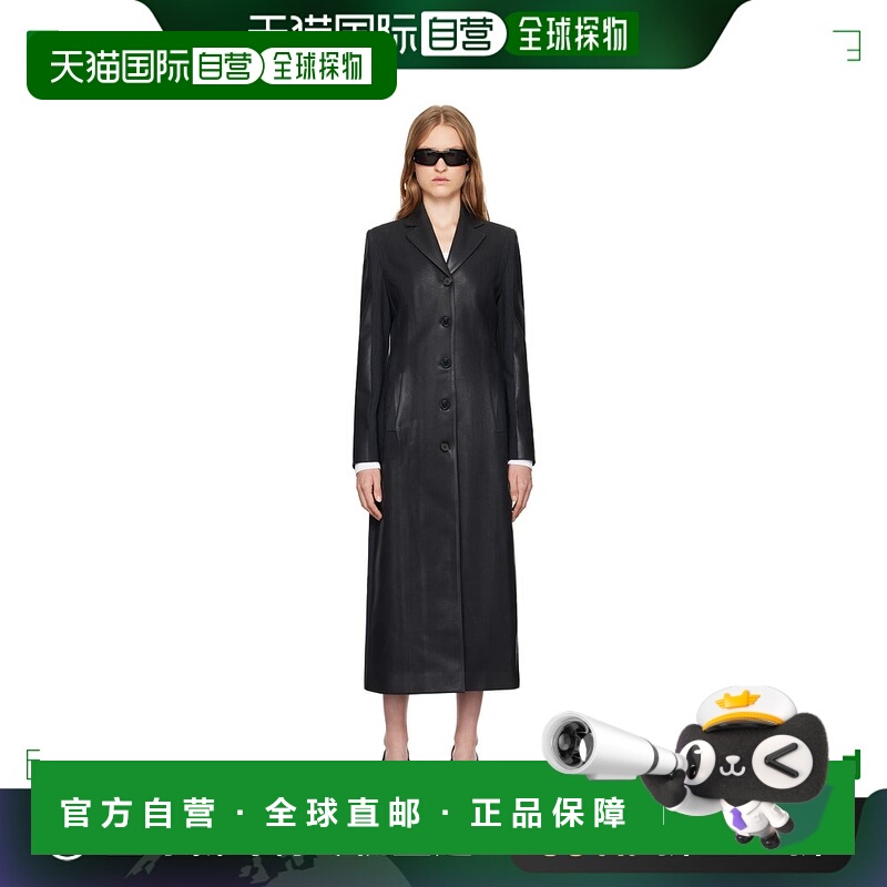 1h可退 香港直邮潮奢 Diesel 迪赛 女士 黑色 G-Lamour 大衣 A139