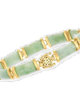 自营 Ross-Simons Green Jade 