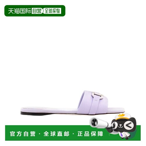 Salvatore Ferragamo Gancini 装饰平底带扣凉拖 【付后1h可退】