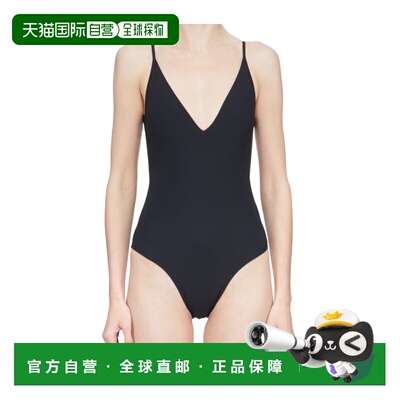 1h可退 香港直邮奢淘 Rick Owens 深V连体泳衣 女 RP01F6085NS